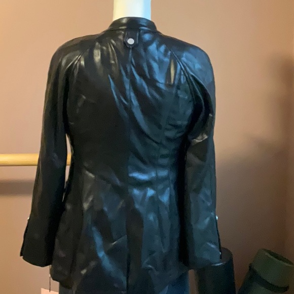 Avec les filles faux leather jacket M NWTs - Picture 6 of 9